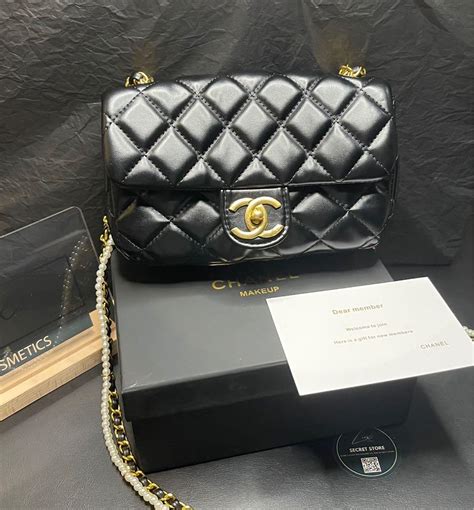 chanel makeup bags|chanel makeup bag free gift.